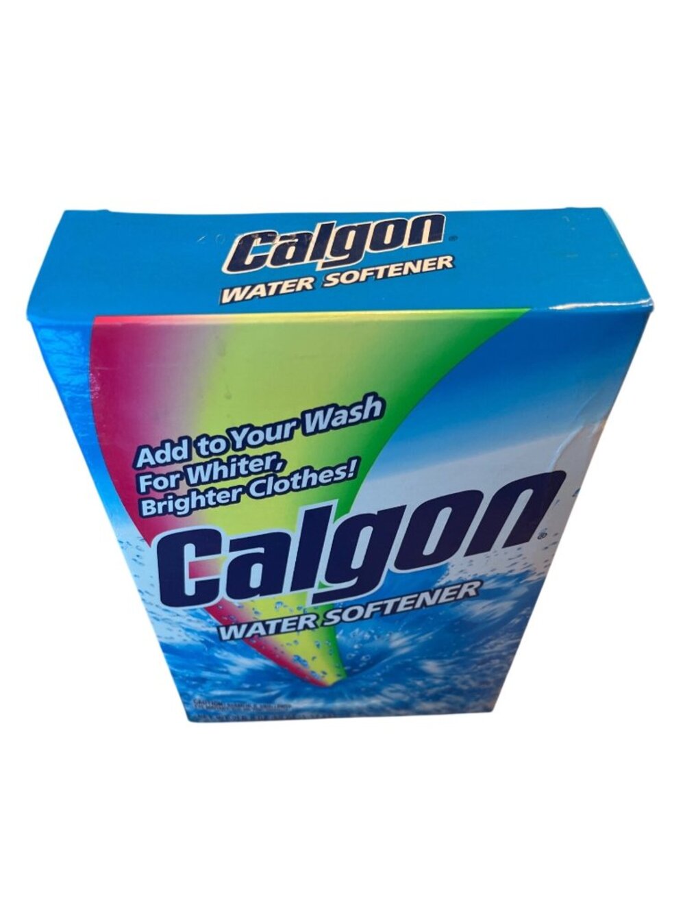 Vtg Calgon Water Softener 40 Oz Box Discontinued For Laundry - Picture 3 of 5